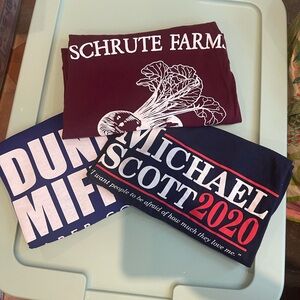 The Office TV NBC Theme Graphic Short Sleeve T Shirts